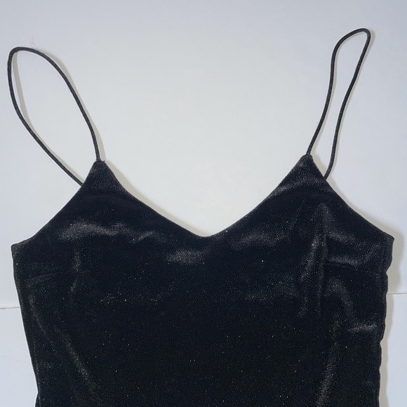 Sparkly Black Romper - Spaghetti Strap H&M - Picture 4 of 8